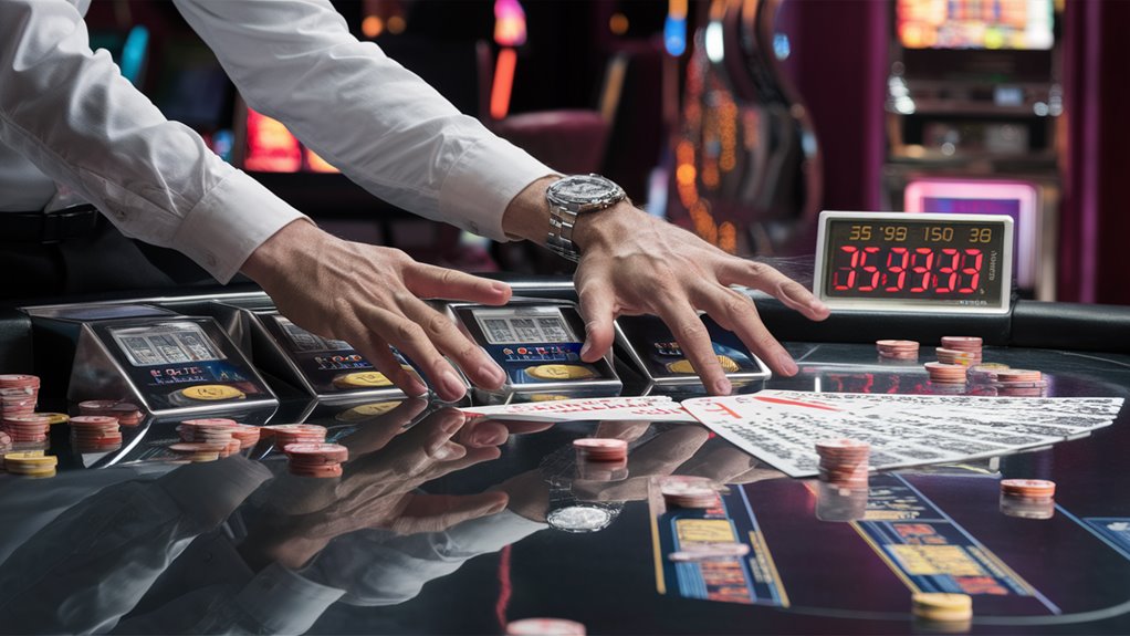 control time during casino play