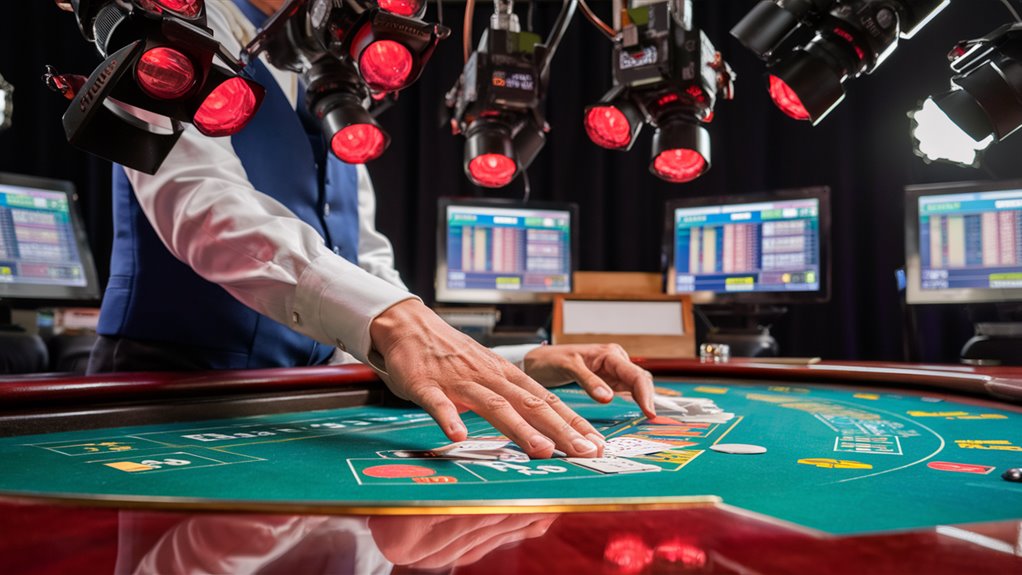 real time human card dealers