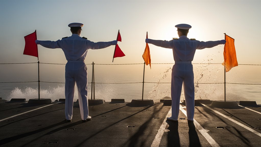 sailors signal across time