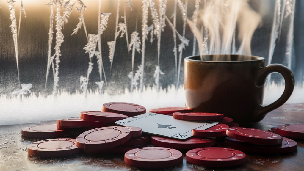 winter poker frosty freedom
