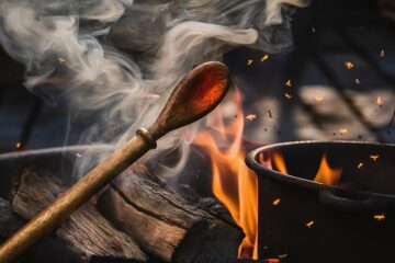 cards through smoke effects