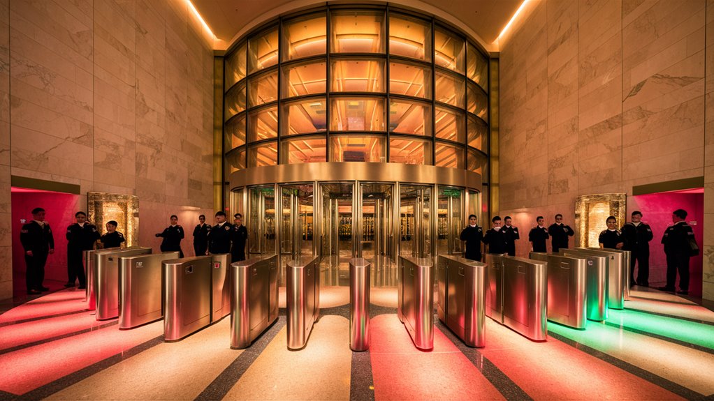 controlled entry for security