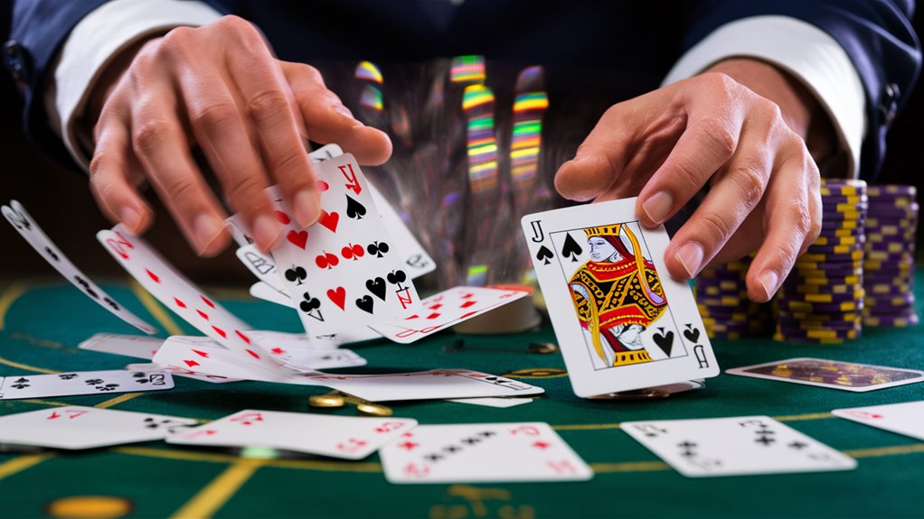fleeting observations in blackjack