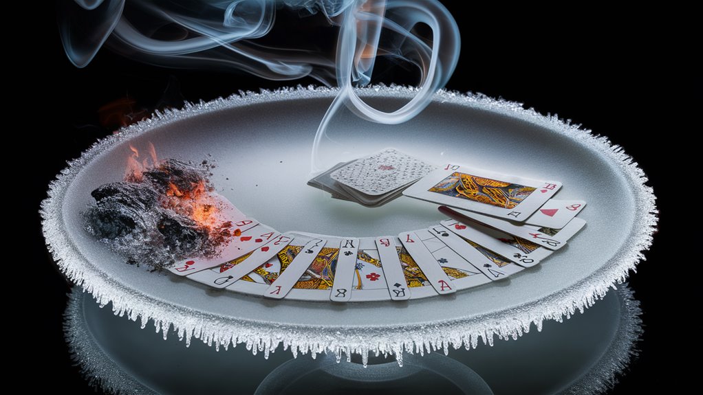 setting up poker game