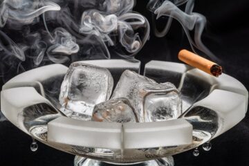 smoking poker community lounging