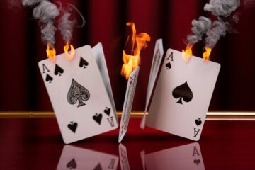 fiery playing card game