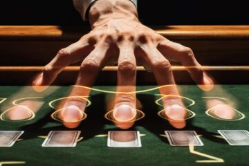 flickering black card game