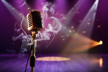 sing alone with microphone
