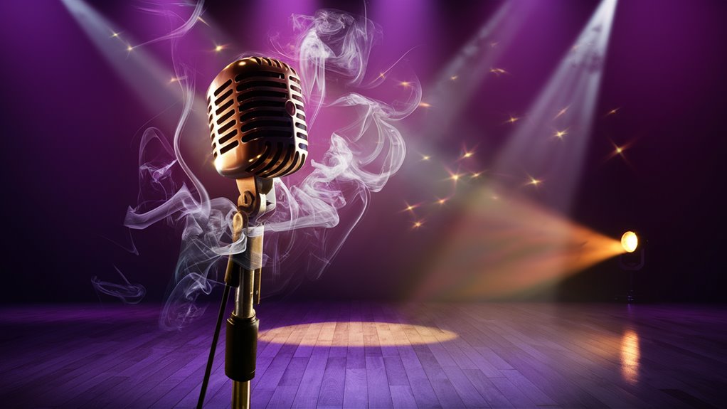 sing alone with microphone