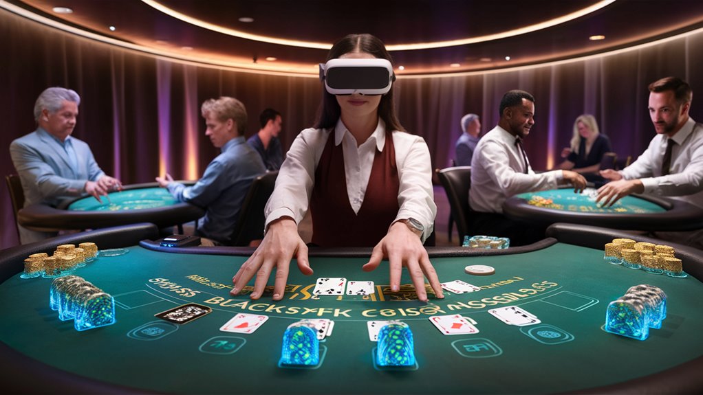 virtual reality casino card game