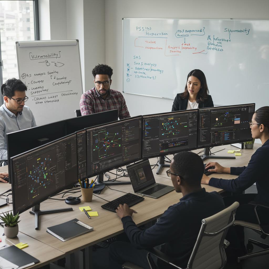 보안 진단 모듈과 SaaS 지원 전략 문서 안에서 함께 제시된 알파벳 솔루션 구조